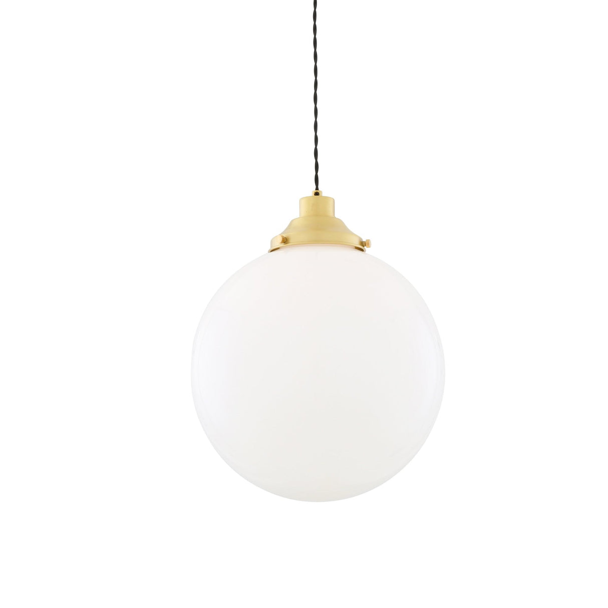 Gentry 30cm Antique Brass Globe Pendant Light