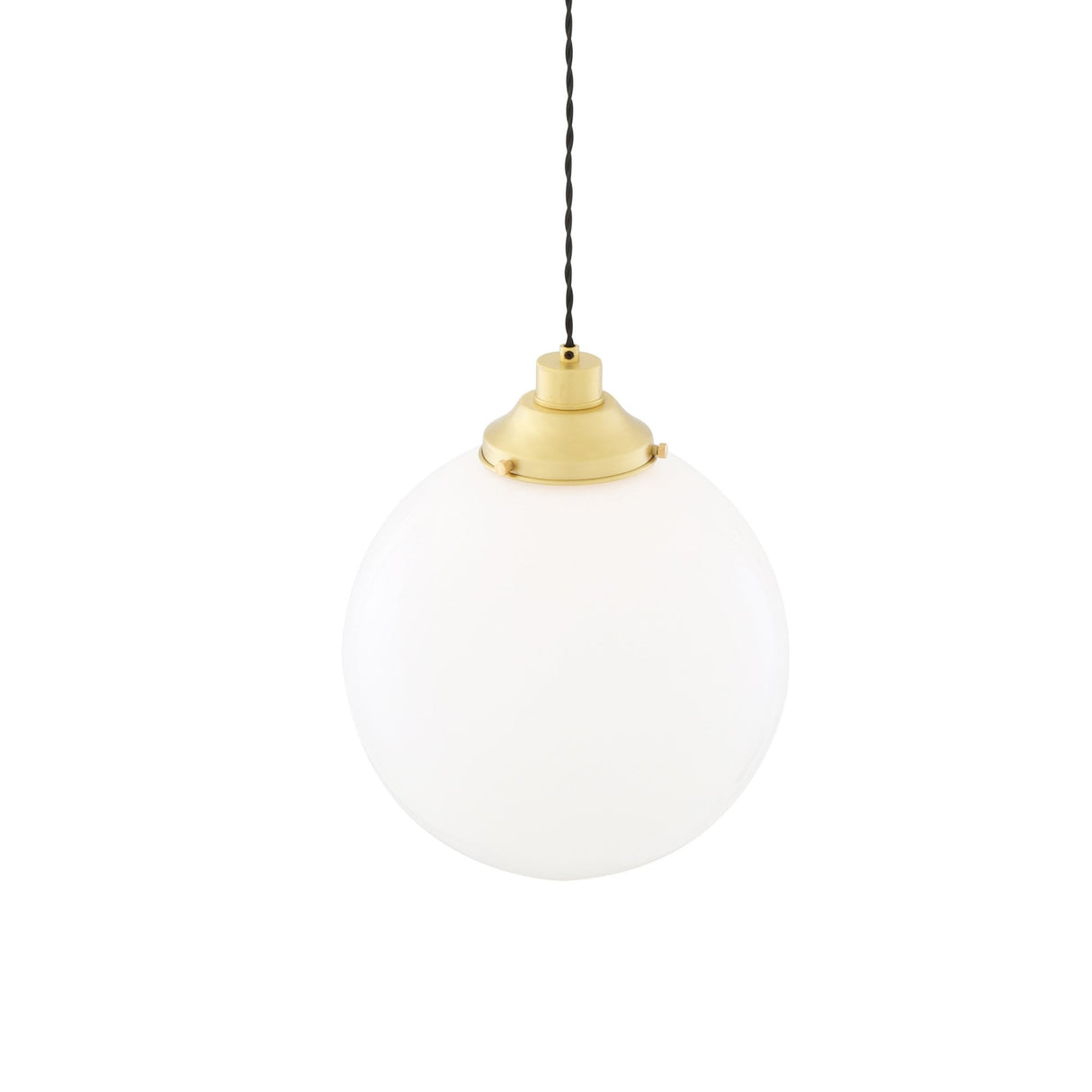 Gentry 30cm Antique Brass Globe Pendant Light