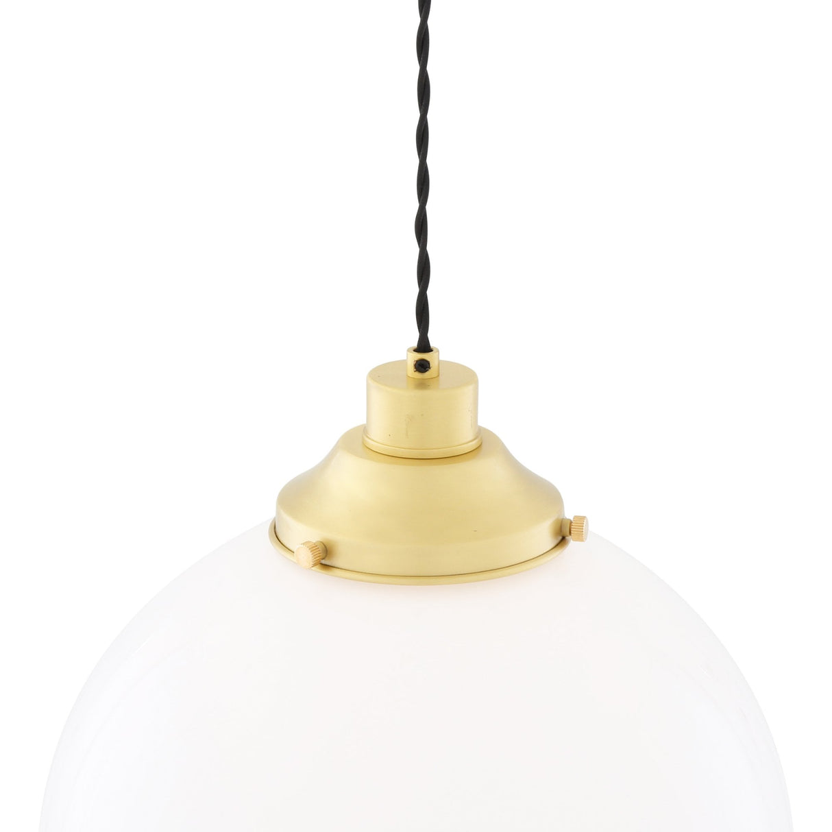 Gentry 30cm Antique Brass Globe Pendant Light