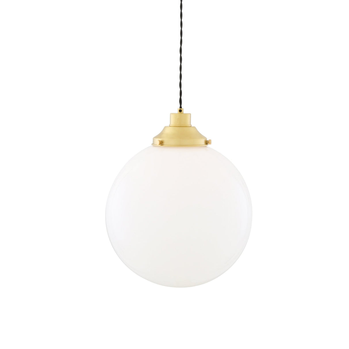 Gentry 30cm Antique Brass Globe Pendant Light