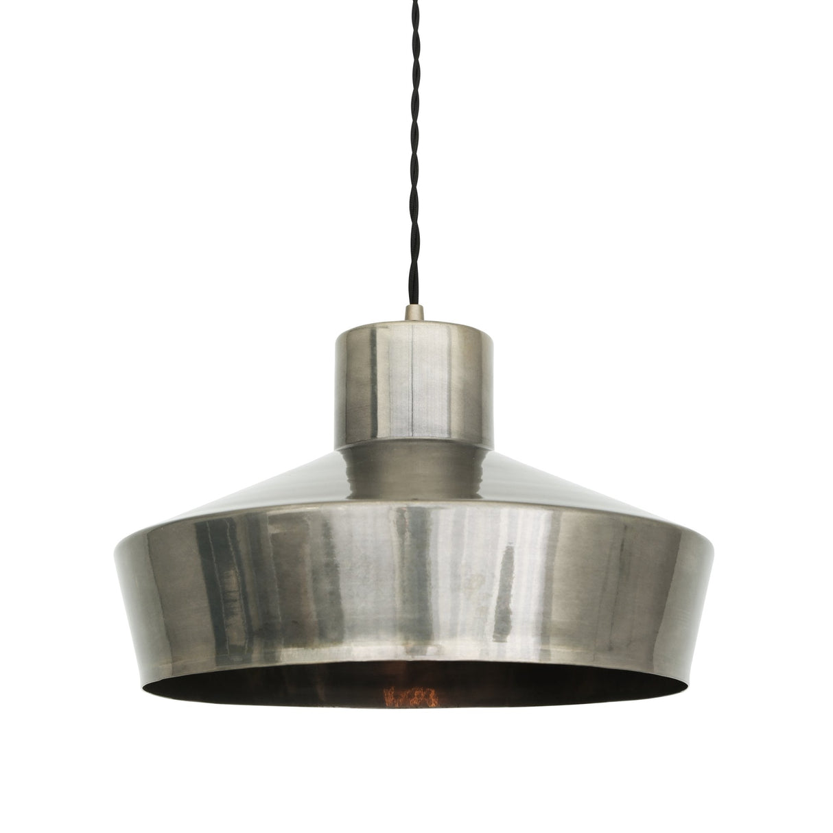 Industrial Elegance Antique Brass Pendant Light