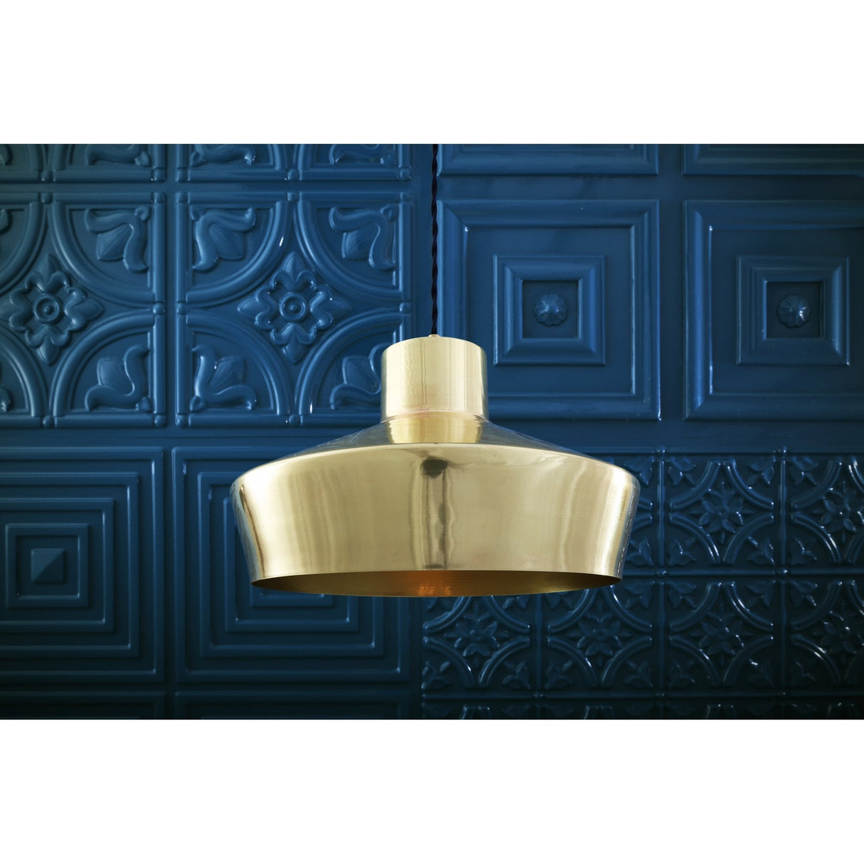 Industrial Elegance Antique Brass Pendant Light