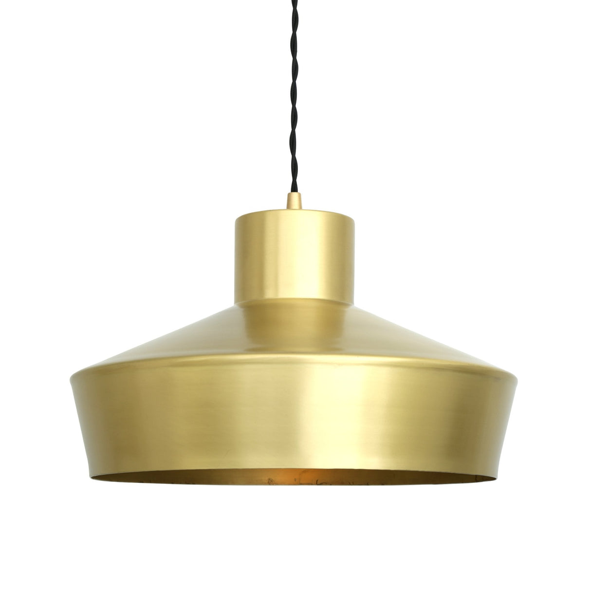 Industrial Elegance Antique Brass Pendant Light
