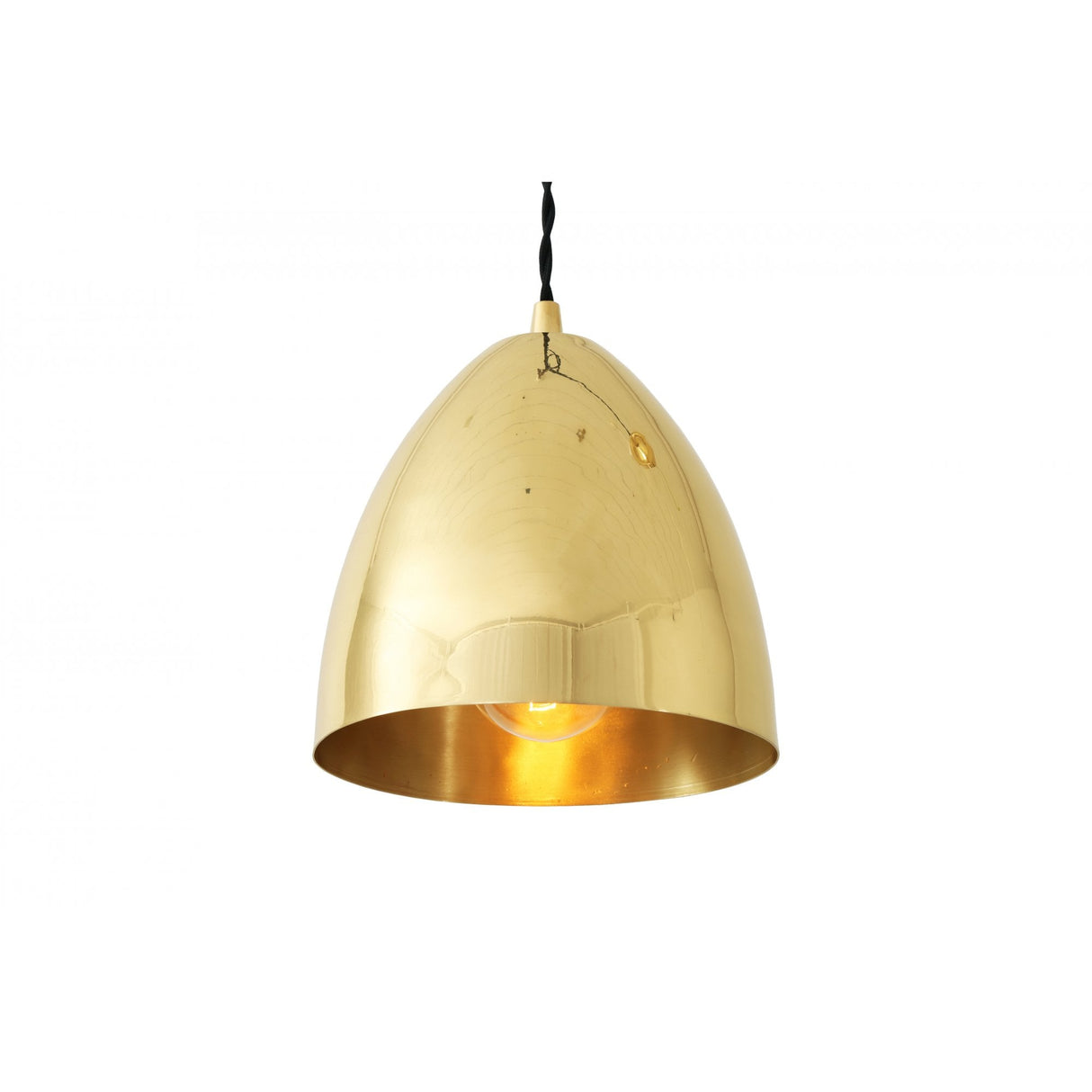 Skyler Antique Brass Cone Pendant Light