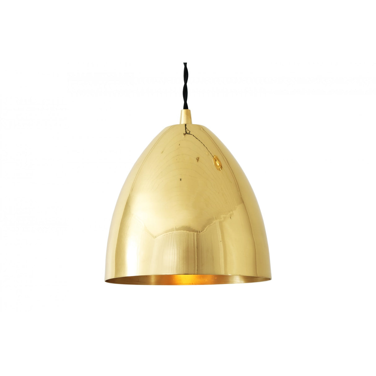Skyler Antique Brass Cone Pendant Light