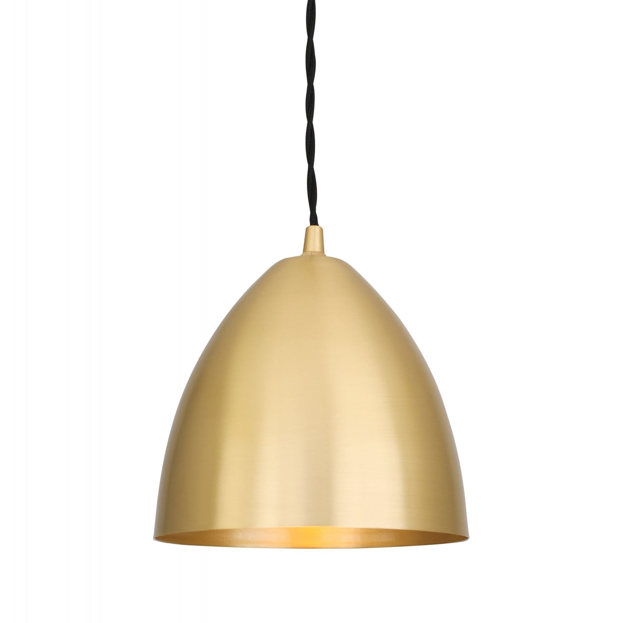 Skyler Antique Brass Cone Pendant Light
