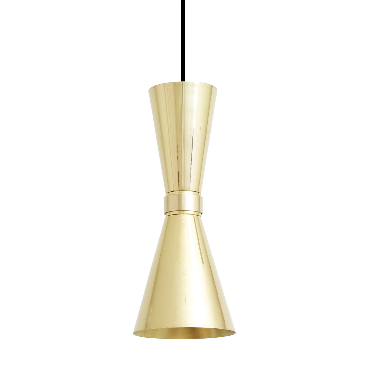 Antique Brass Amias Conical Pendant Light