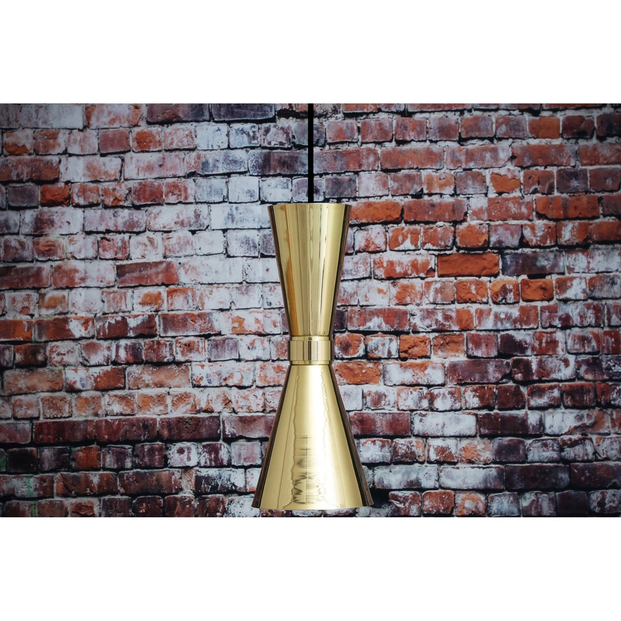 Antique Brass Amias Conical Pendant Light