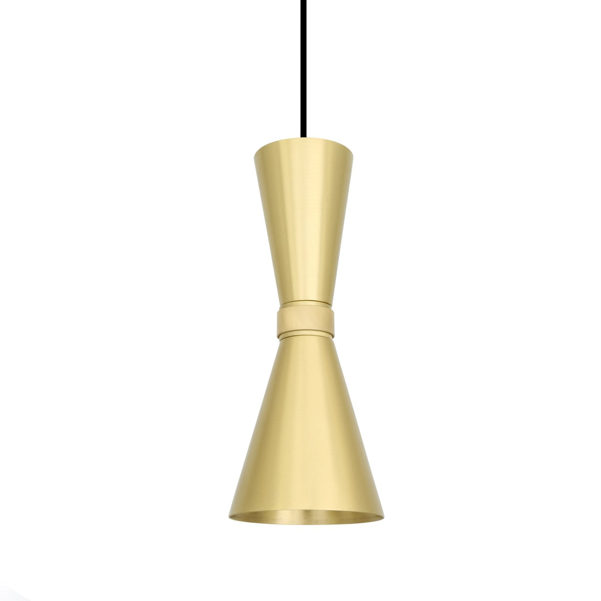 Antique Brass Amias Conical Pendant Light
