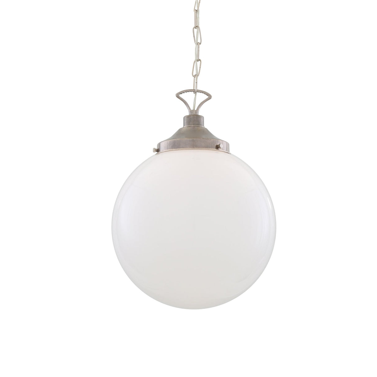 Yerevan Antique Brass Globe Pendant Light (350mm)