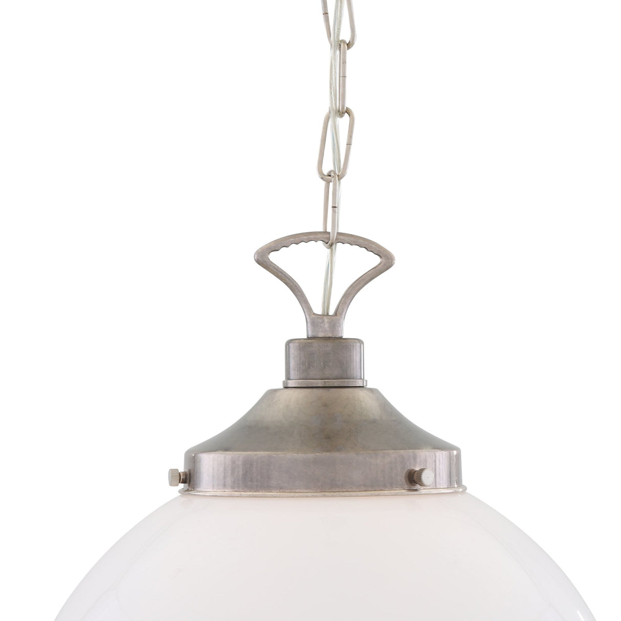 Yerevan Antique Brass Globe Pendant Light (350mm)