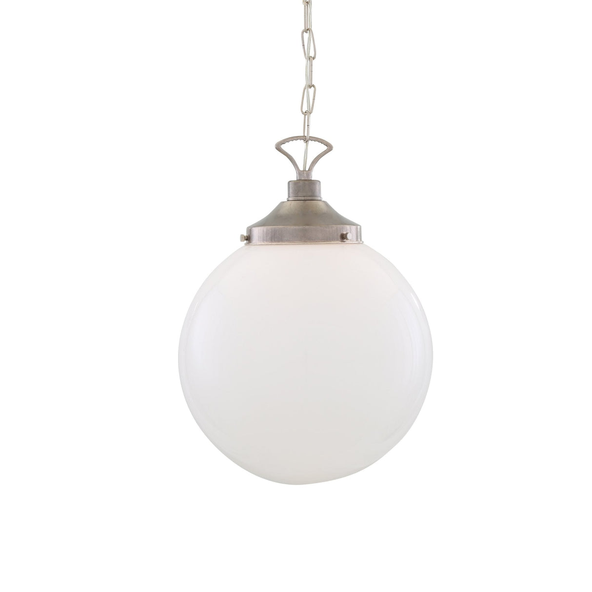 Yerevan Antique Brass Globe Pendant Light (350mm)