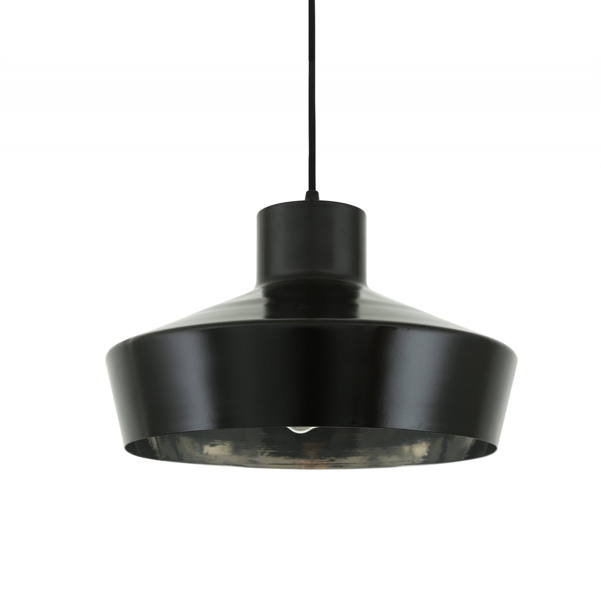 Elegant Passion Pendant in Matte Black and Chrome