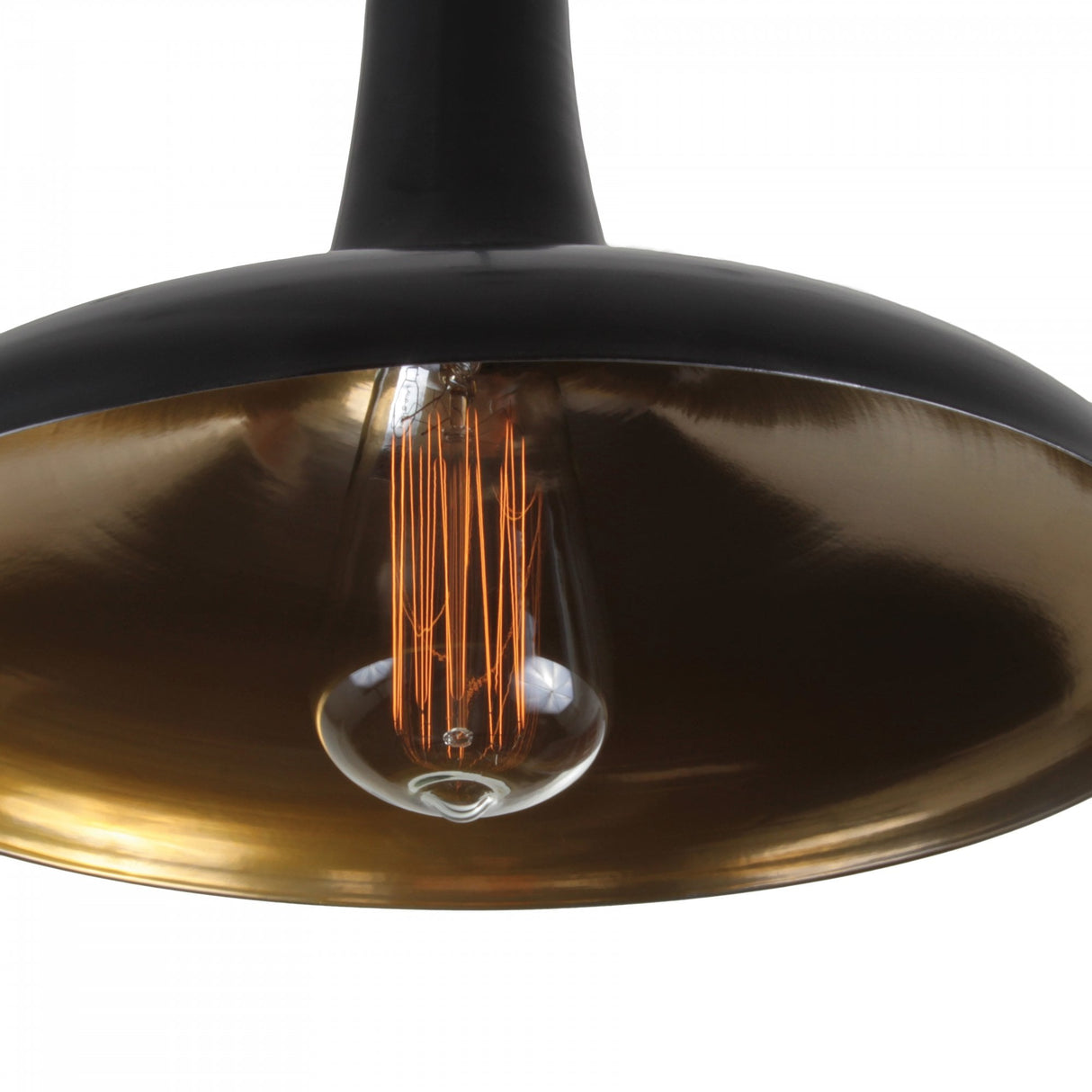 Moroccan Elegance Pendant, Matte Black & Brushed Brass
