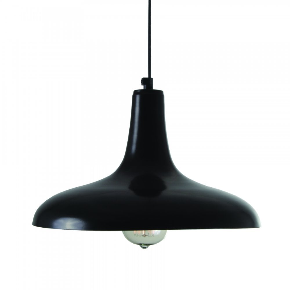 Moroccan Elegance Pendant, Matte Black & Brushed Brass
