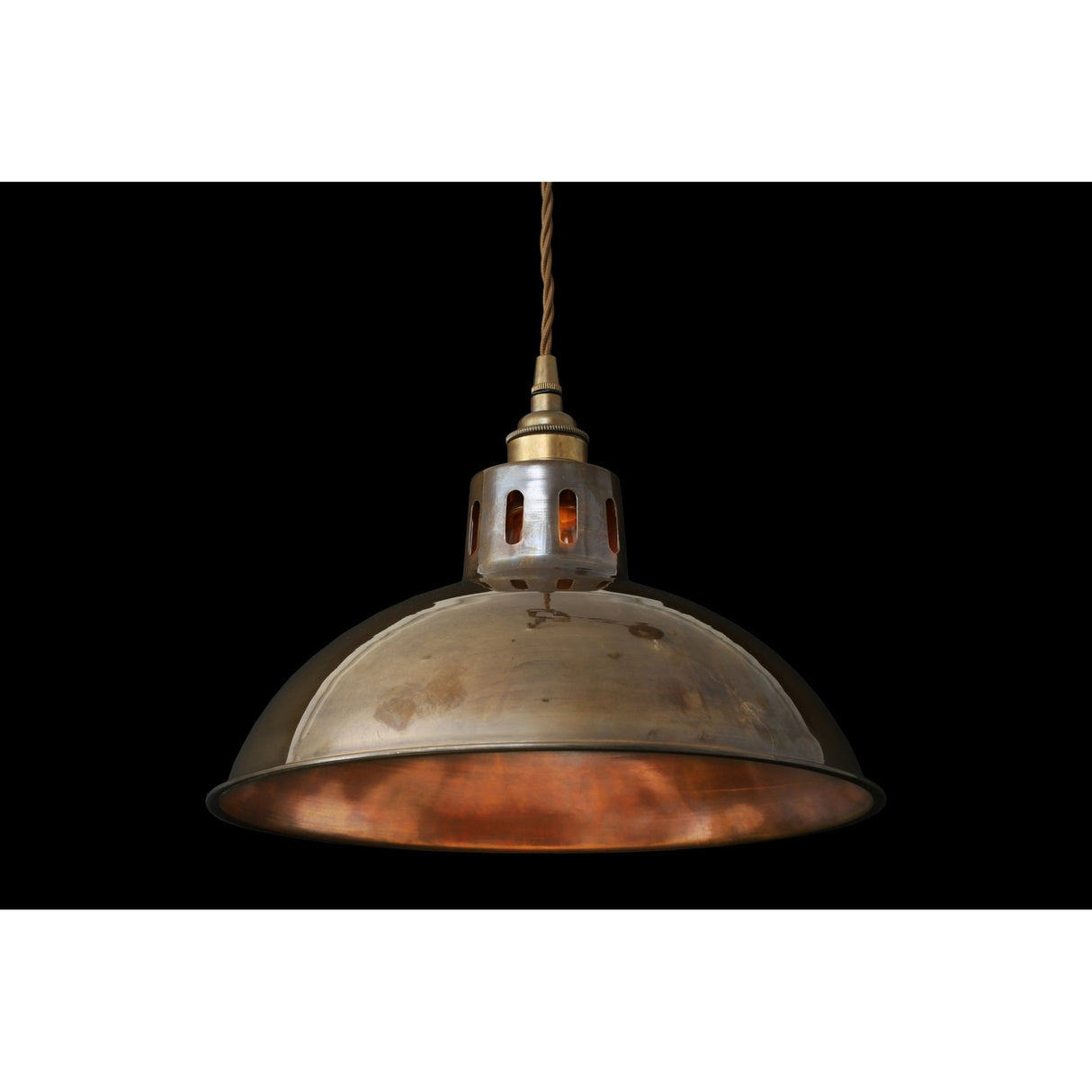 Industrial Brass Pendant Light - Paris Collection