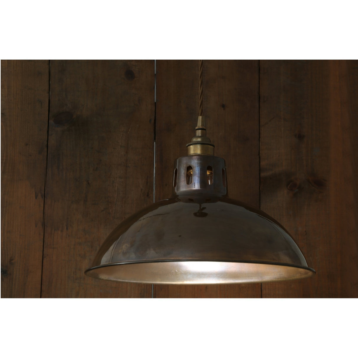 Industrial Brass Pendant Light - Paris Collection