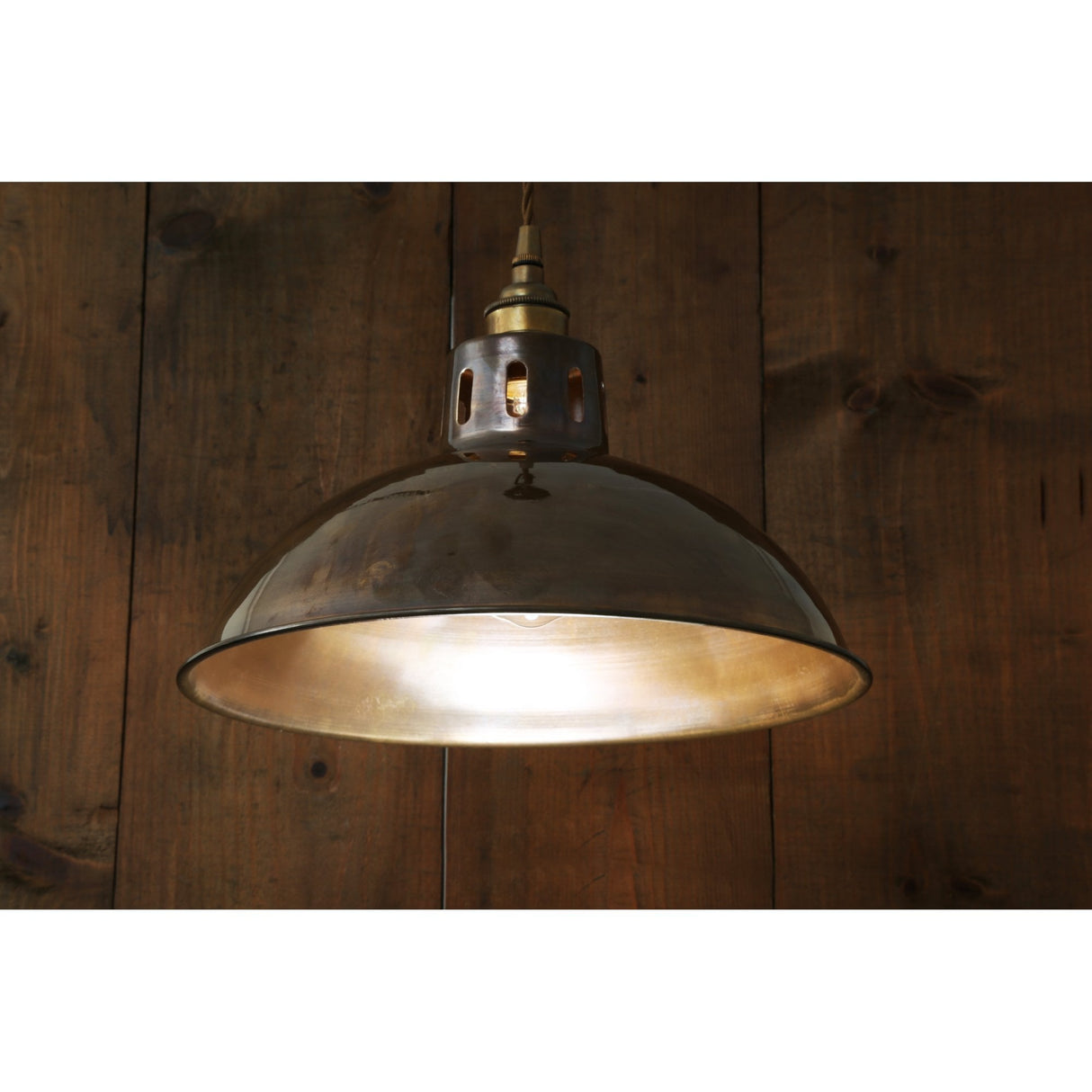 Industrial Brass Pendant Light - Paris Collection