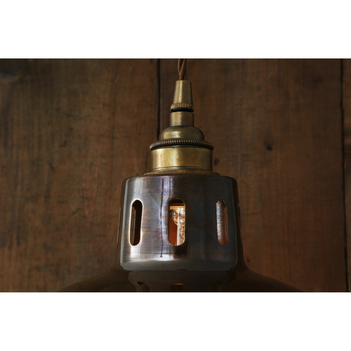 Industrial Brass Pendant Light - Paris Collection