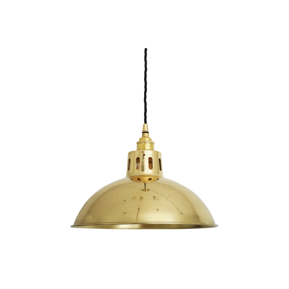 Industrial Brass Pendant Light - Paris Collection
