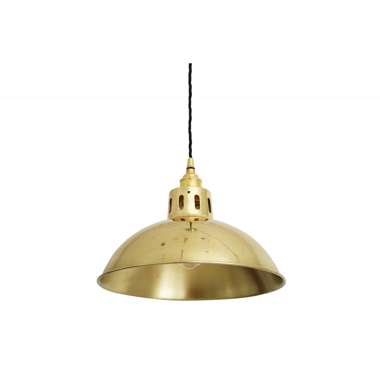 Industrial Brass Pendant Light - Paris Collection