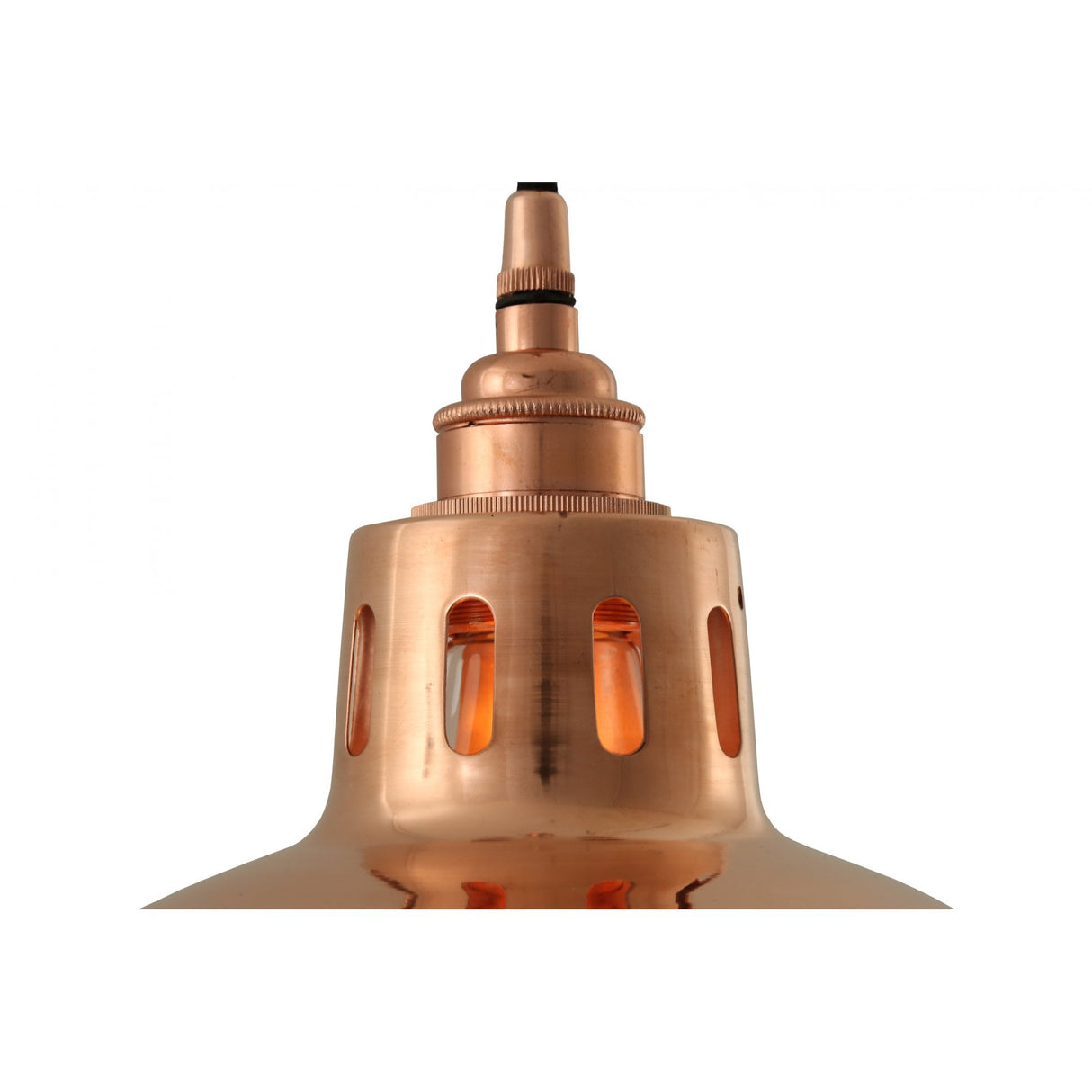 Berlin Vintage Pendant Light in Polished Copper Finish