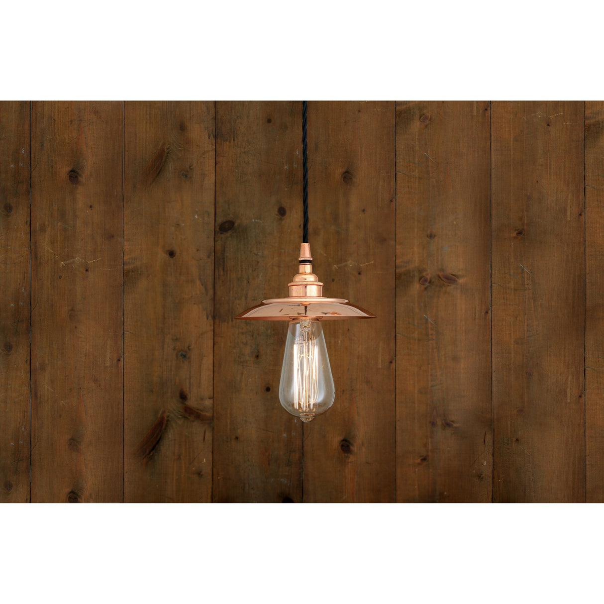 Suva Modern Copper Industrial Pendant Light