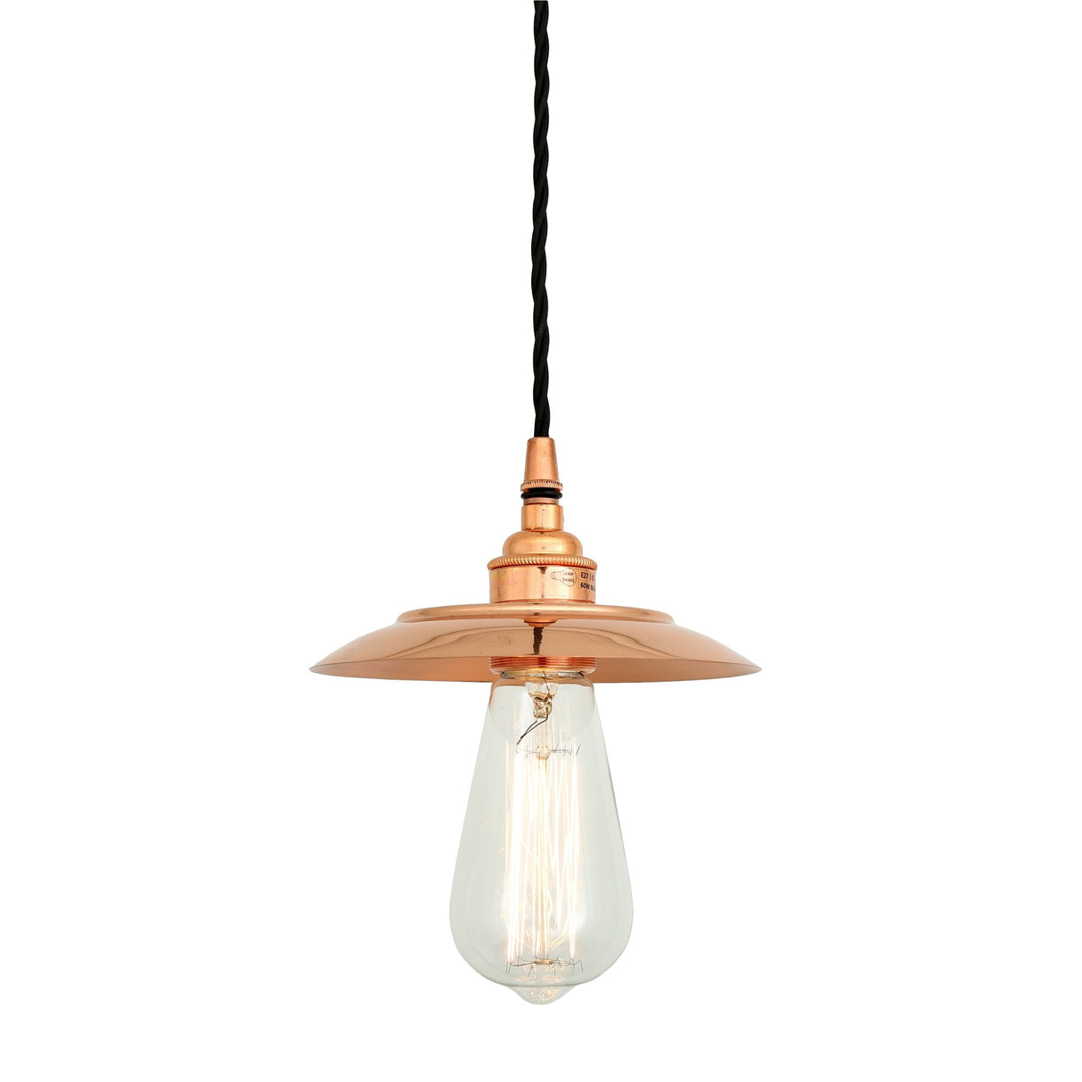 Suva Modern Copper Industrial Pendant Light