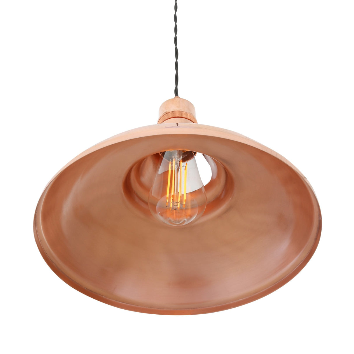 Minsk Industrial Chic Pendant in Polished Copper