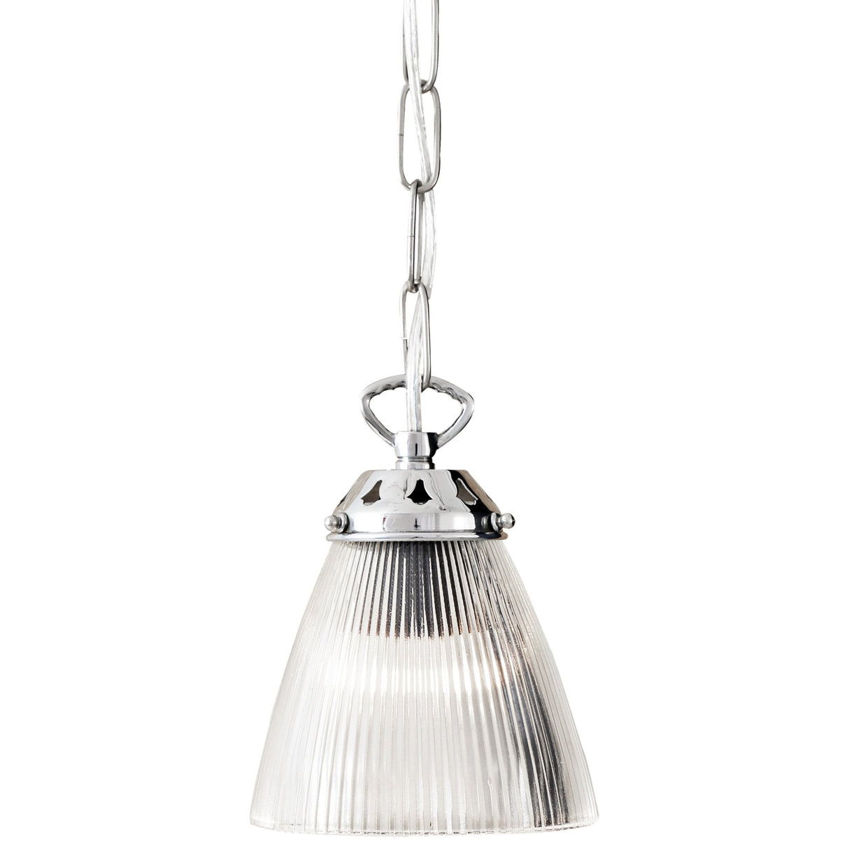 Gadar Glass Industrial Pendant Light in Antique Brass