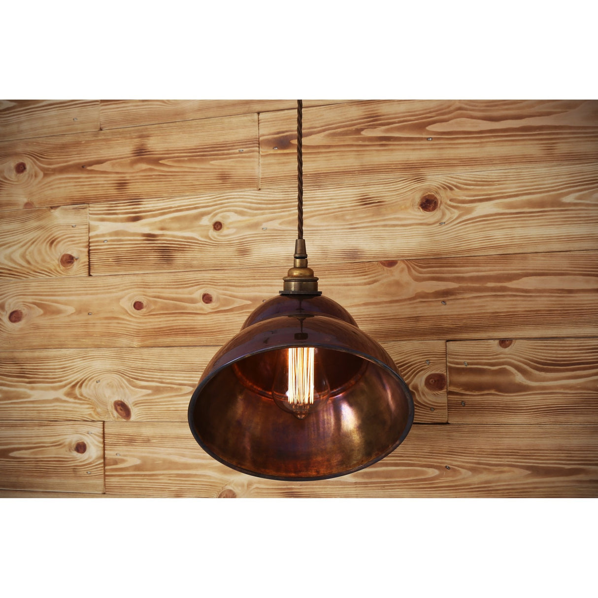 La Paz Vintage Brass Ceiling Pendant Light
