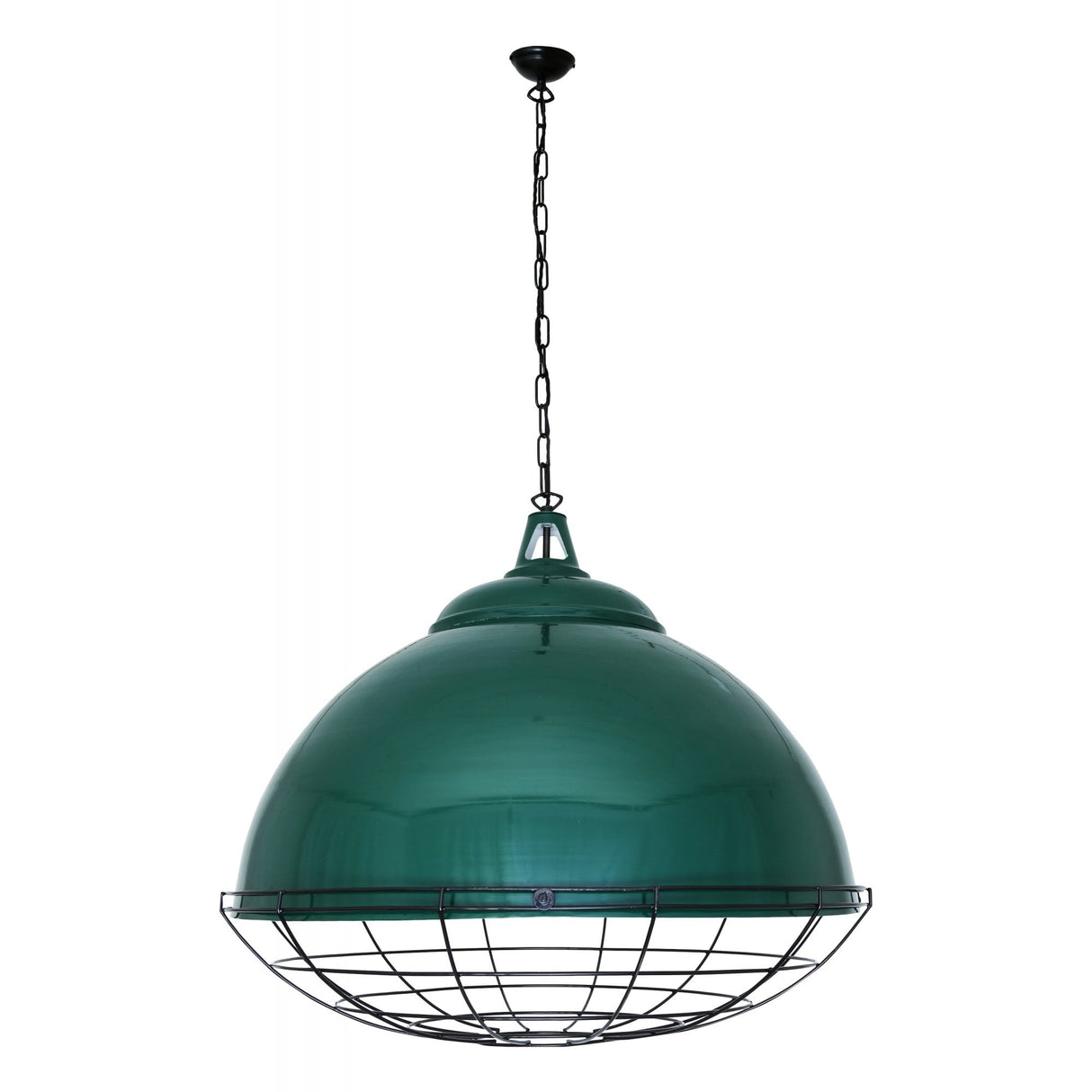 Elegant Black Brussels Pendant with Cage Design