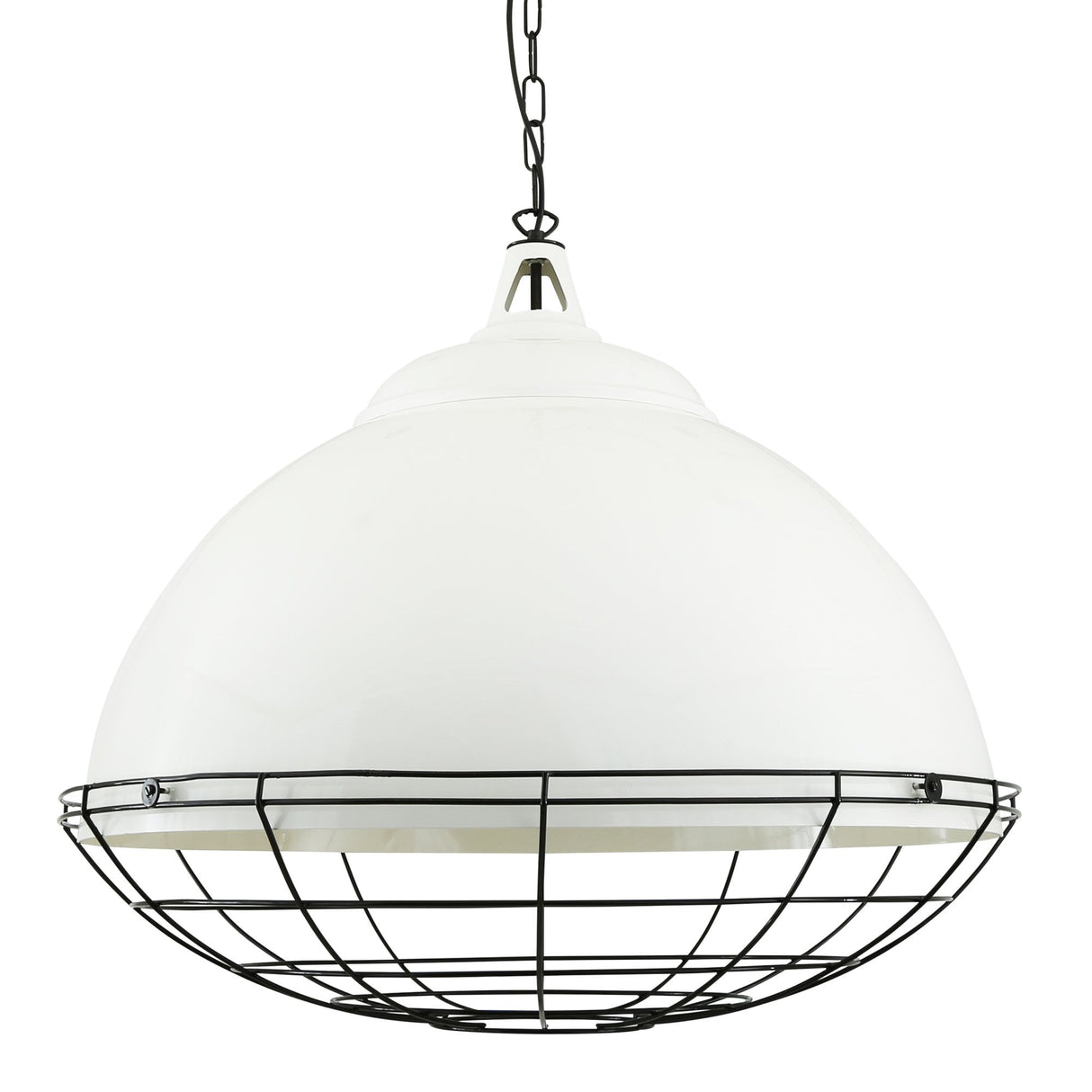 Elegant Black Brussels Pendant with Cage Design