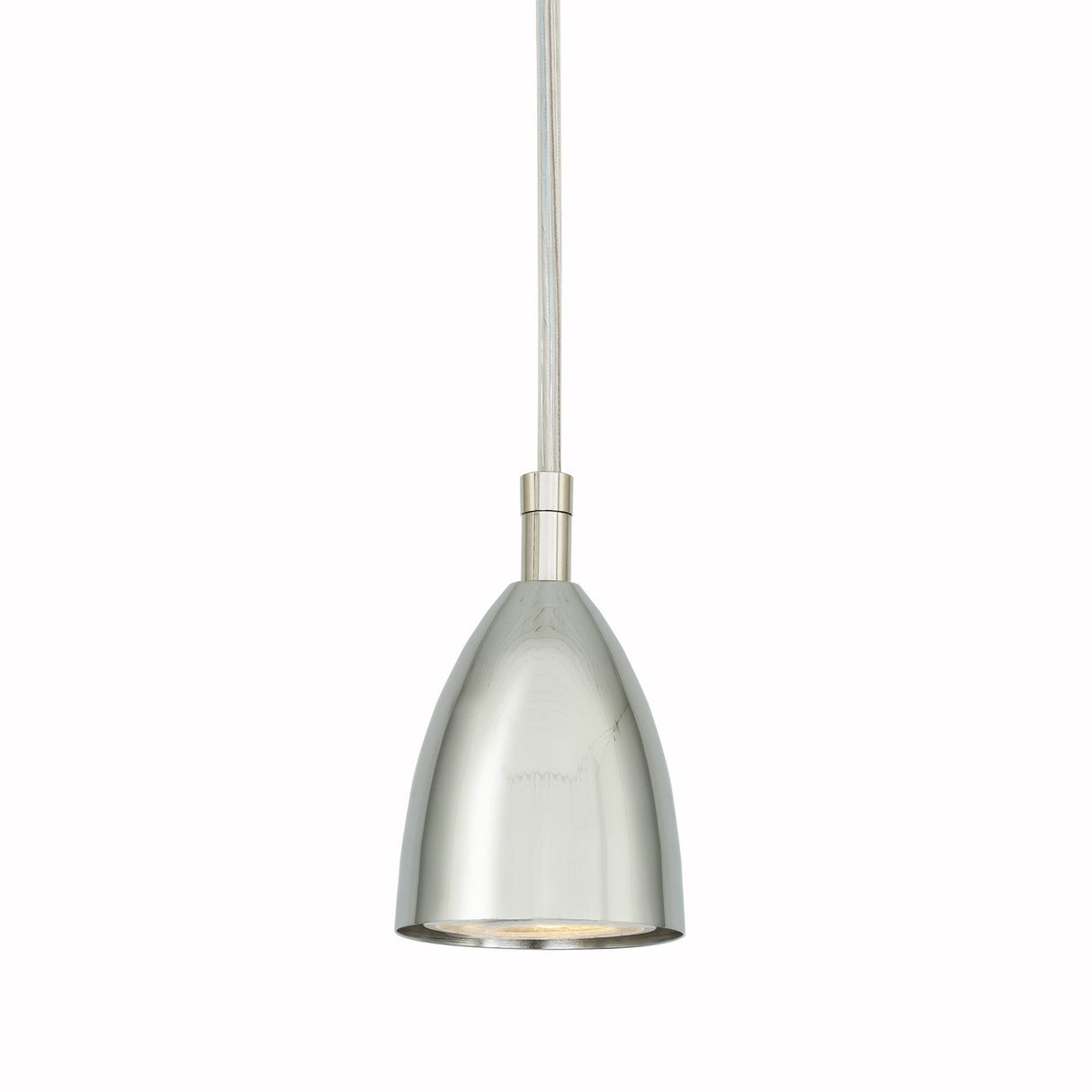 Lainio Brass Nose Cone Pendant Light Fixture