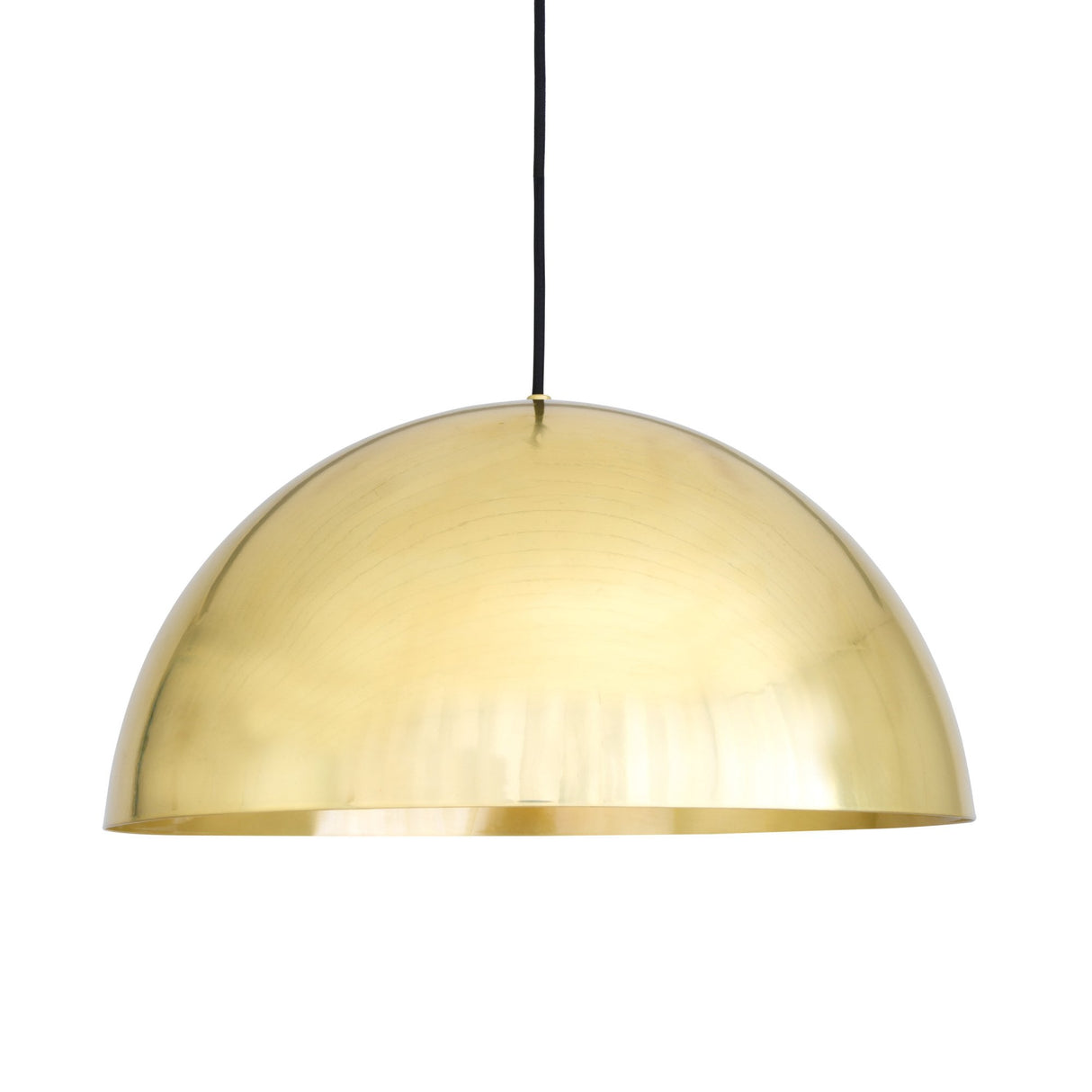 Maua Vintage Brass Dome Ceiling Pendant Light