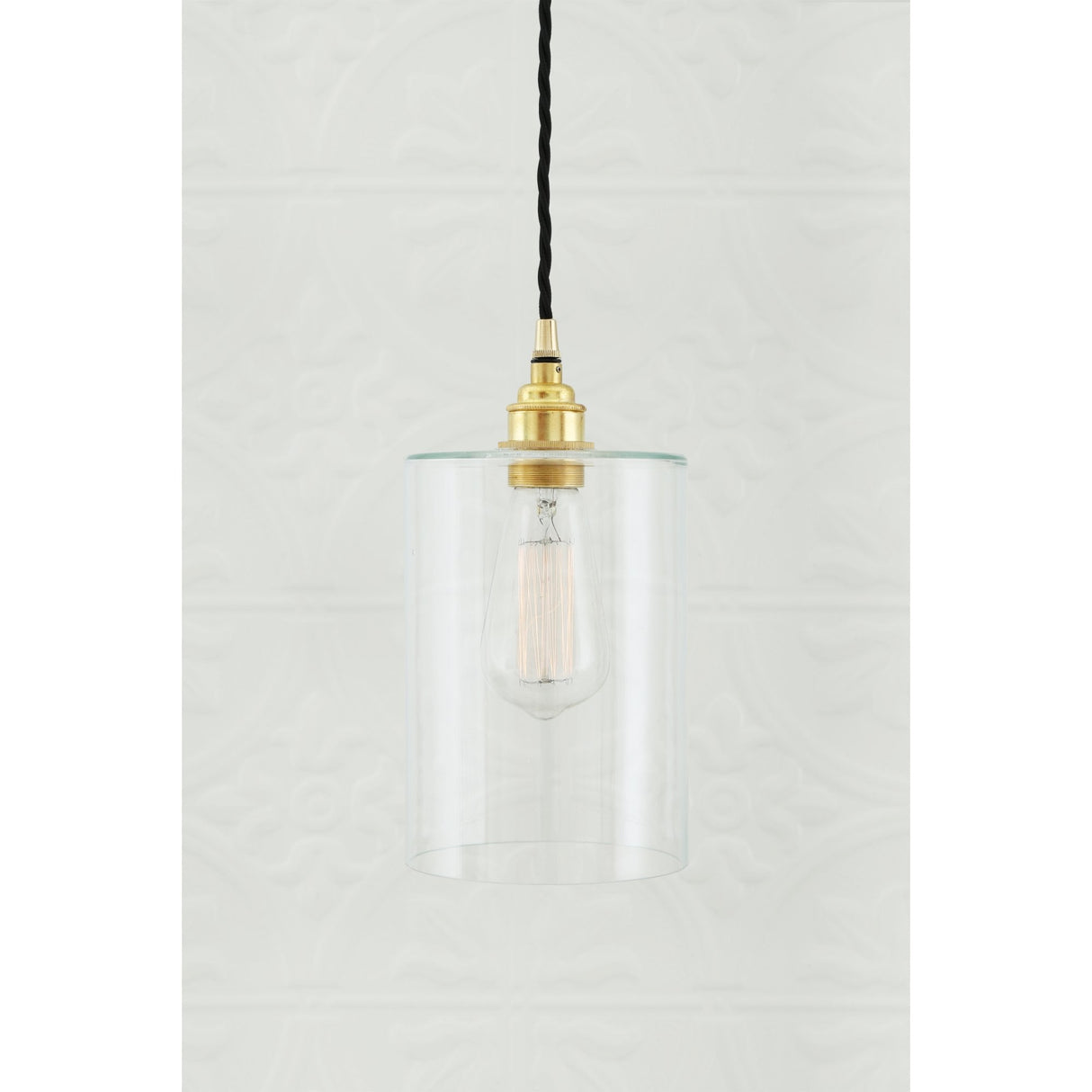 Elegant Antique Brass Dalat Pendant Light