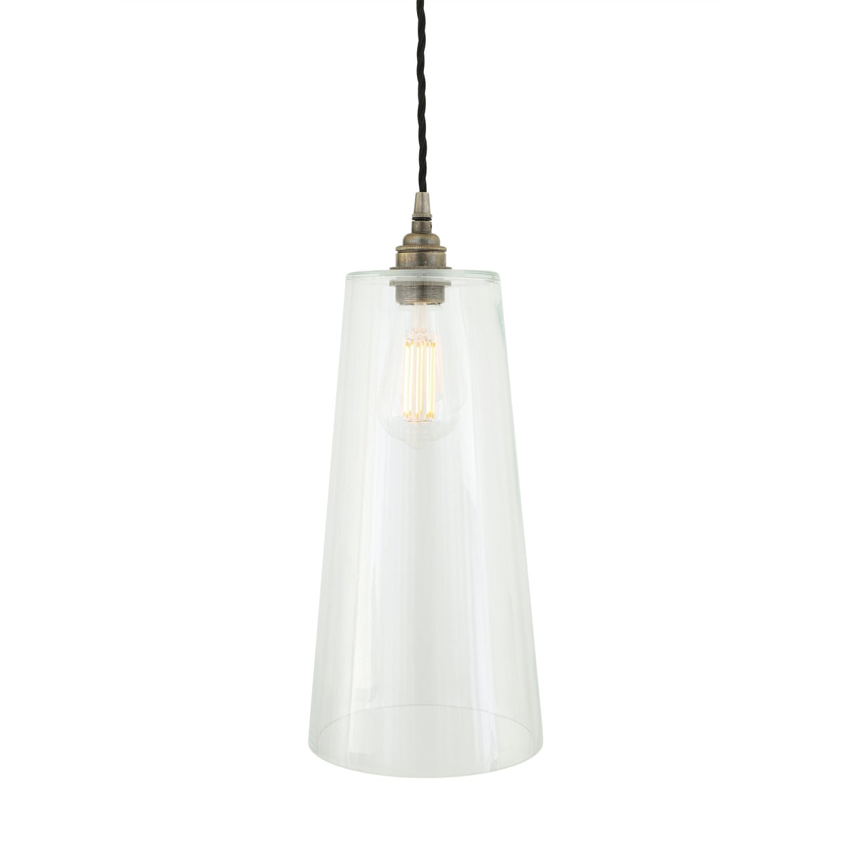 Malang Pendant Light in Elegant Antique Brass Finish