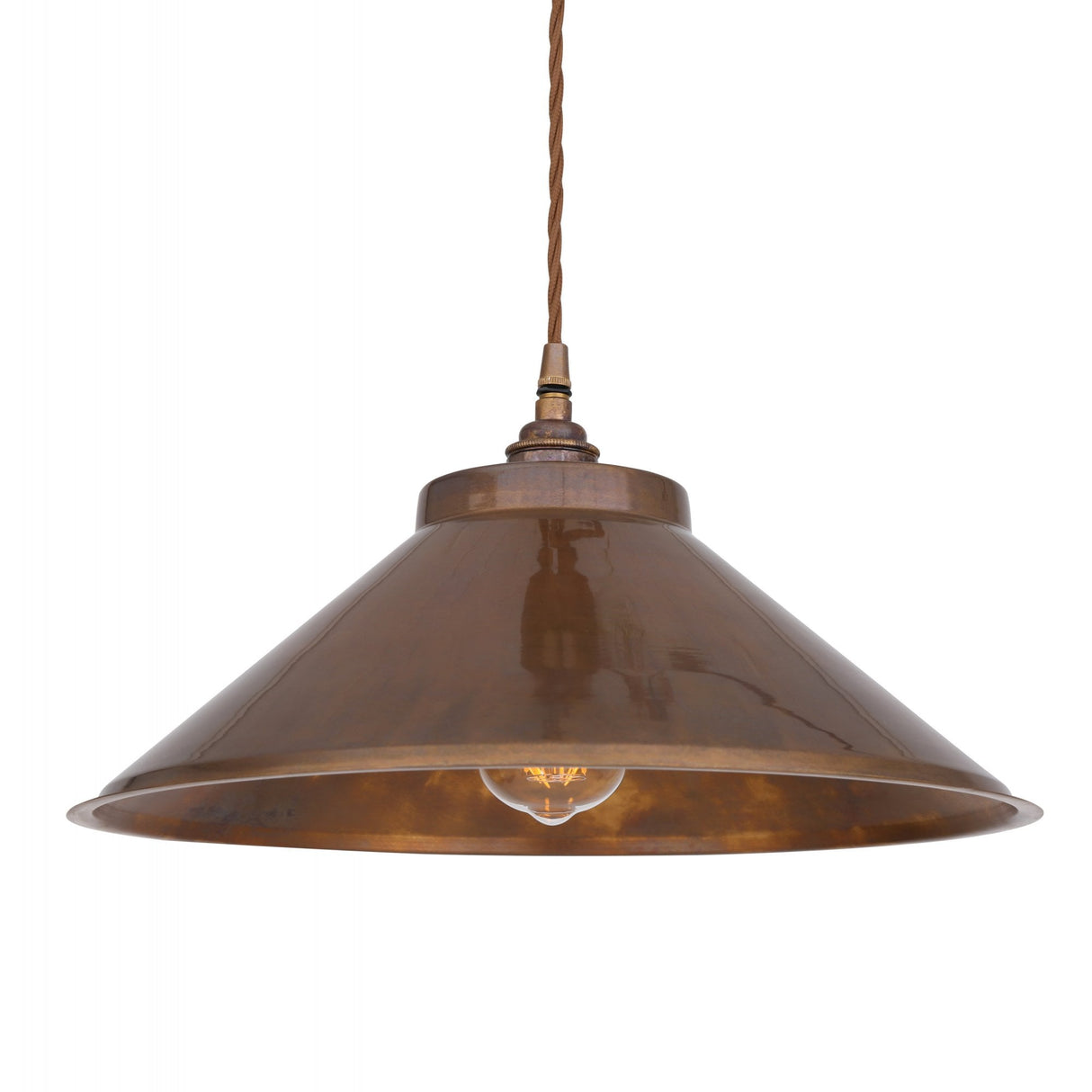 Vintage Brass Rio Pendant Lamp