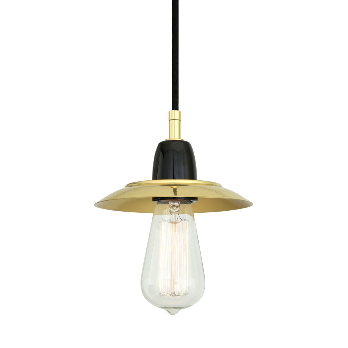 Doon - Contemporary Black Mini Fisherman's Pendant Light