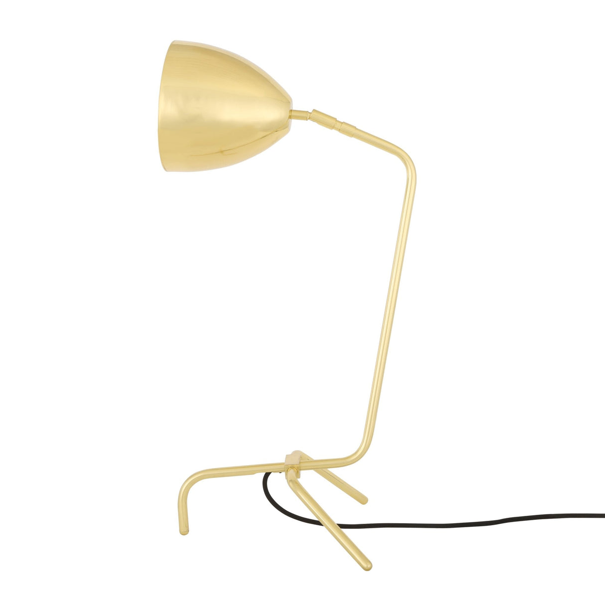 Vintage Kinshasa Adjustable Brass Table Lamp