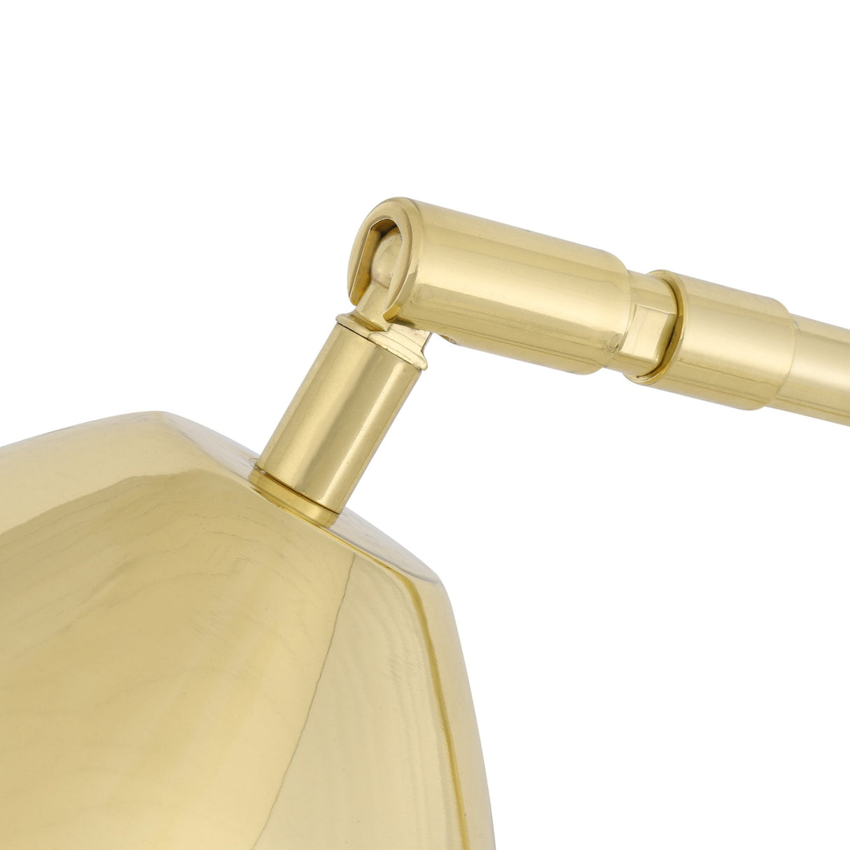 Vintage Kinshasa Adjustable Brass Table Lamp