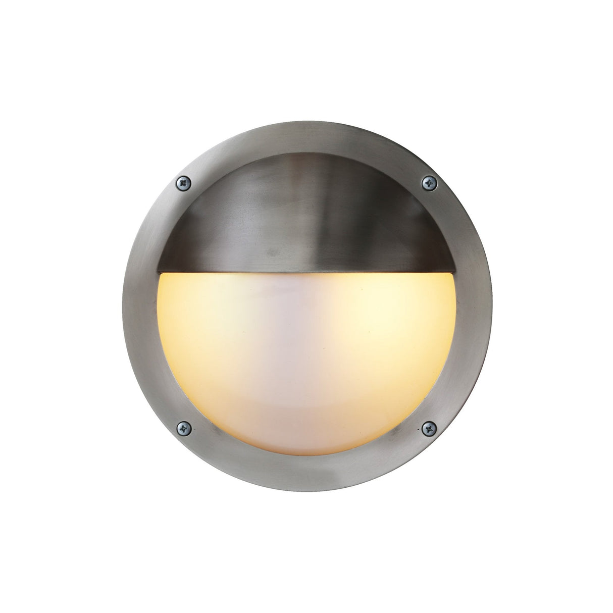 Begawan Antique Brass Circular Outdoor Wall Light