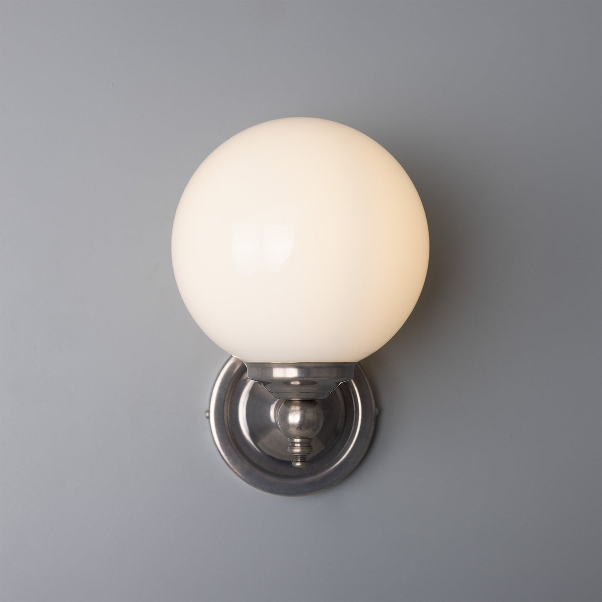 Vintage Brass Globe Wall Light, Cloghan Collection