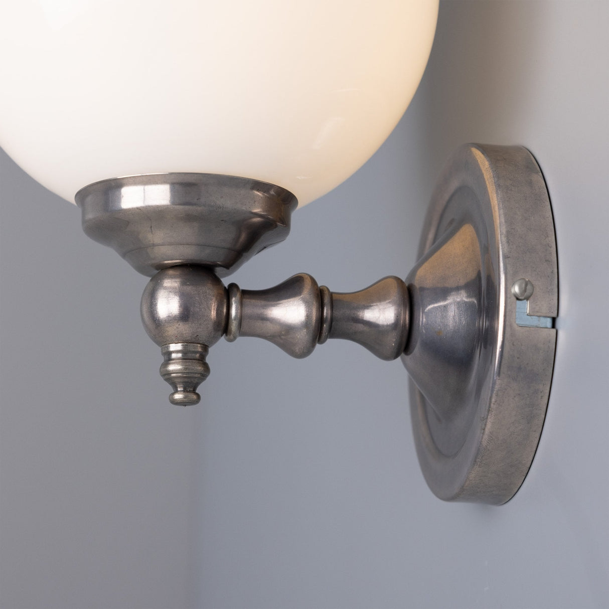 Vintage Brass Globe Wall Light, Cloghan Collection