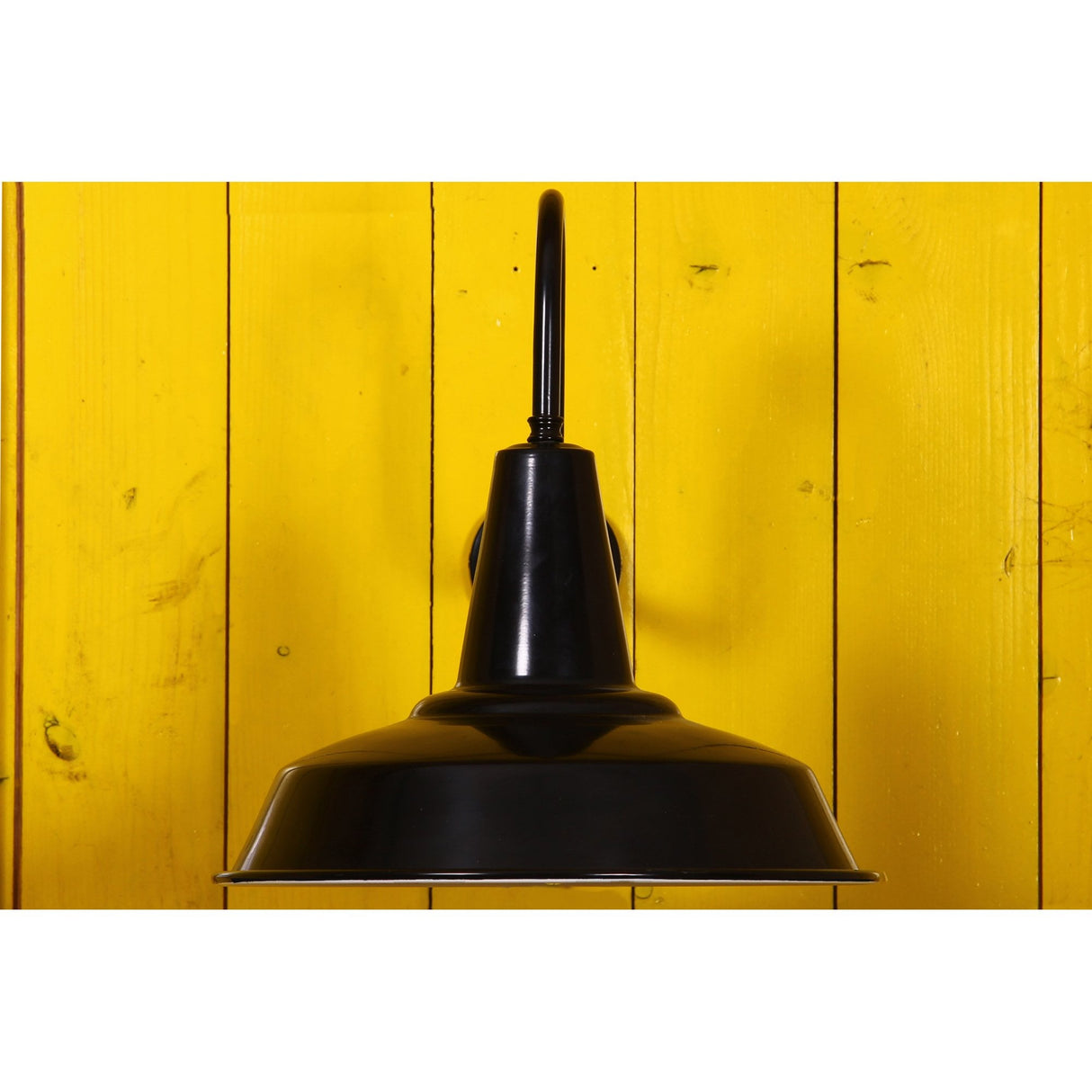 Modern Hex Industrial Wall Sconce in Black