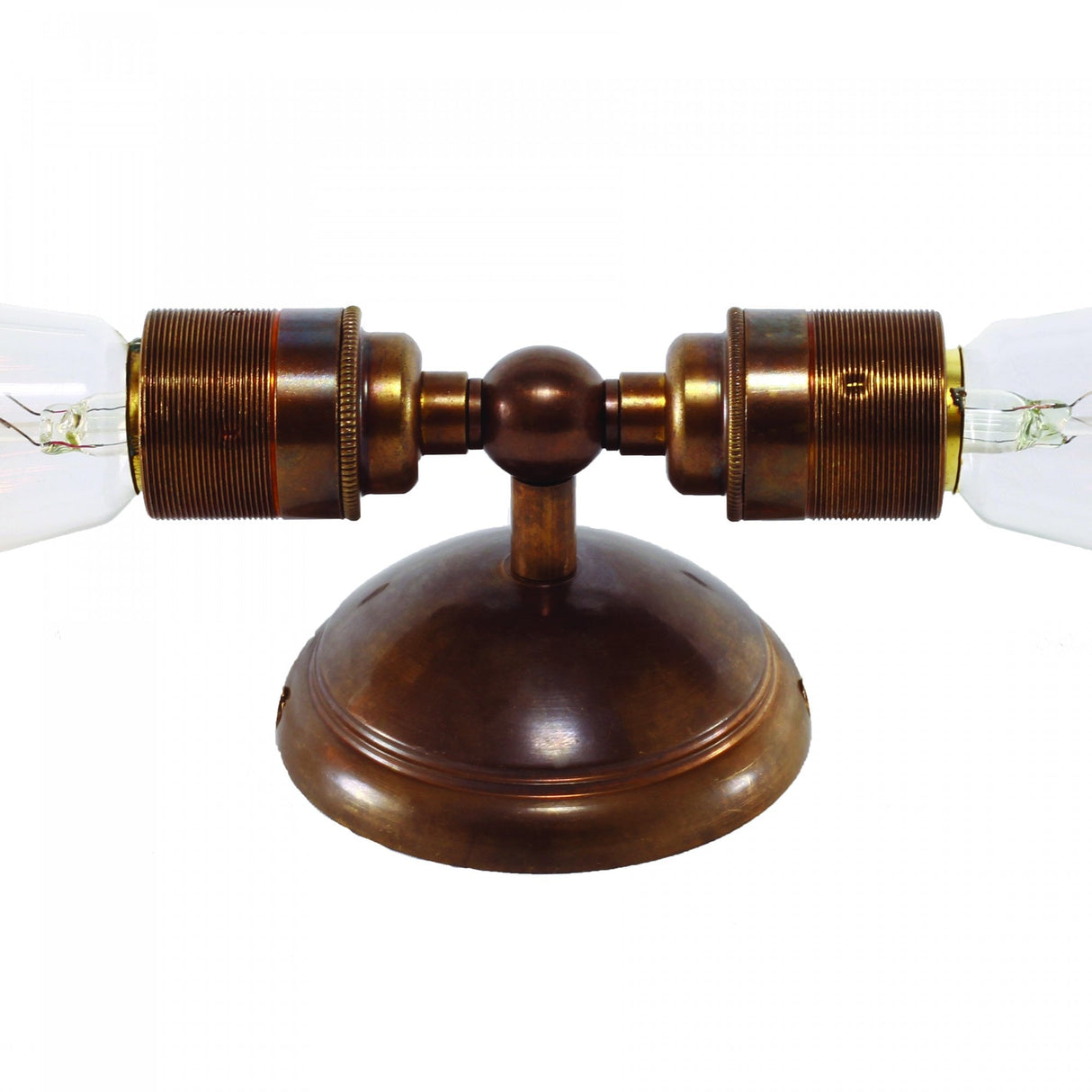 Lome Antique Brass Double Wall Sconce