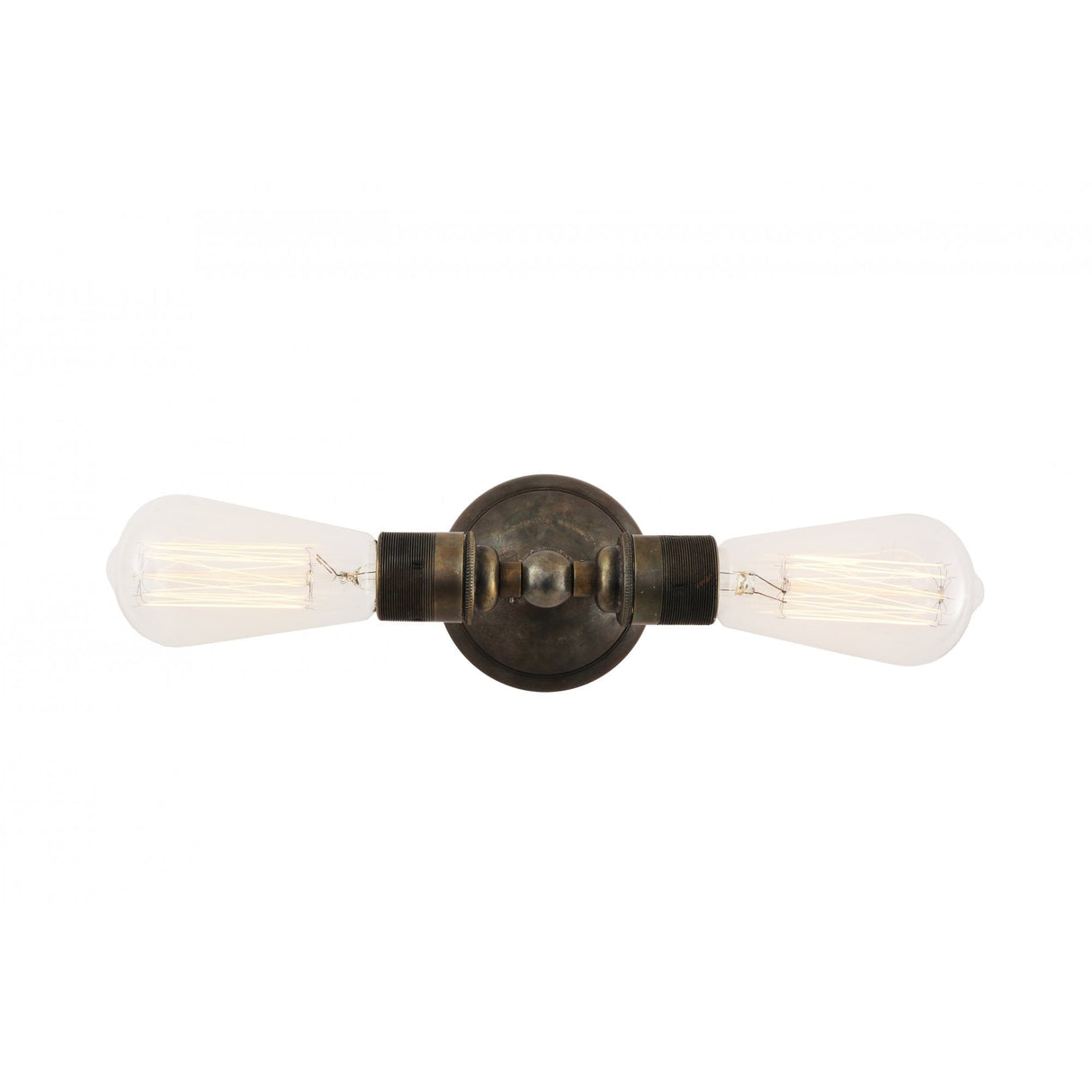 Lome Antique Brass Double Wall Sconce
