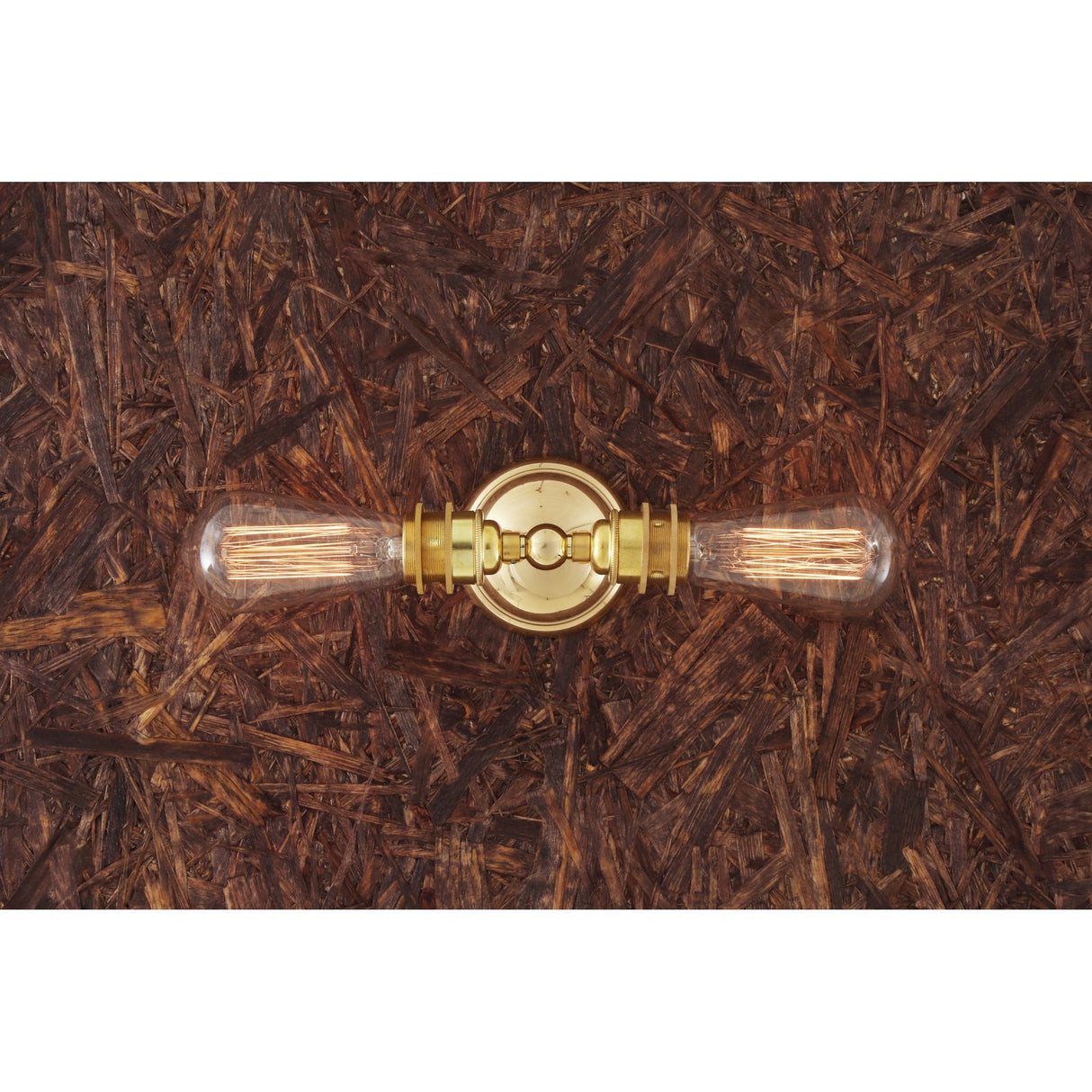 Lome Antique Brass Double Wall Sconce