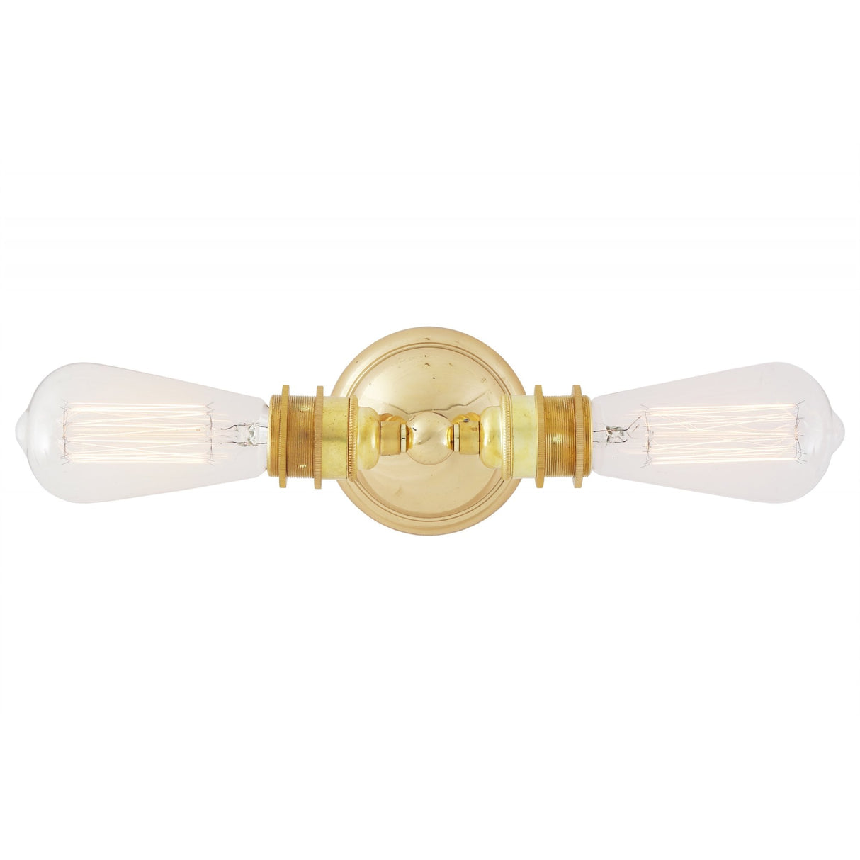 Lome Antique Brass Double Wall Sconce