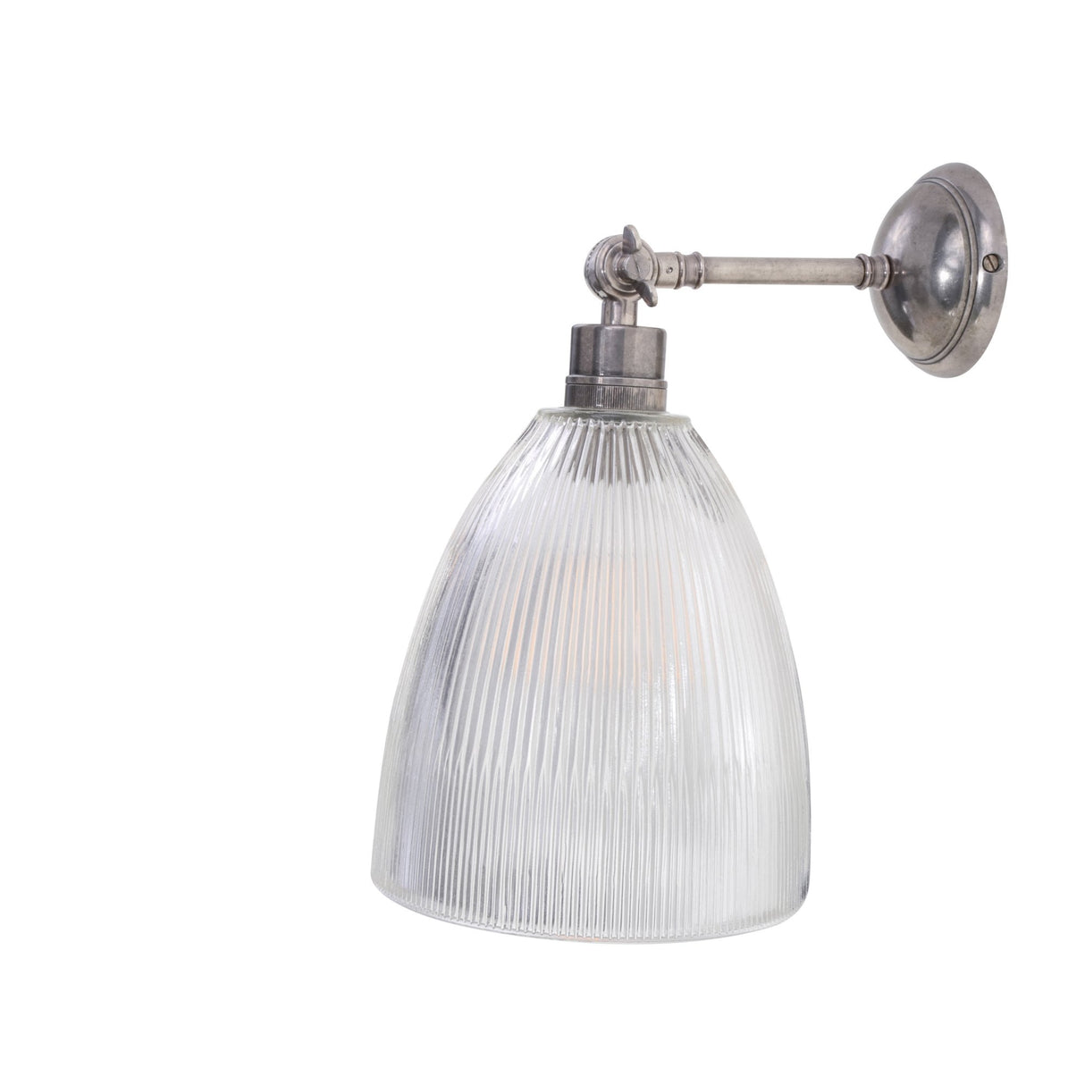 Industrial Elegance: Hale Antique Brass Prismatic Wall Light